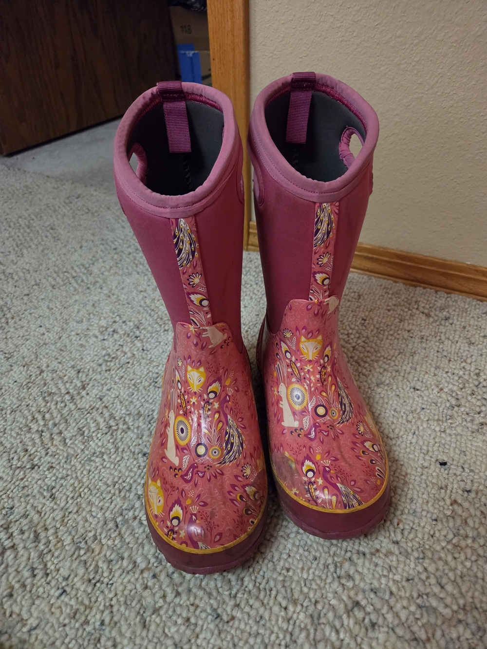 Bogs Kids Pink Snowboots